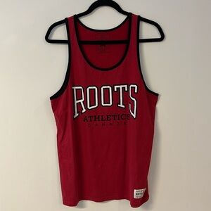 Roots cotton tank top
